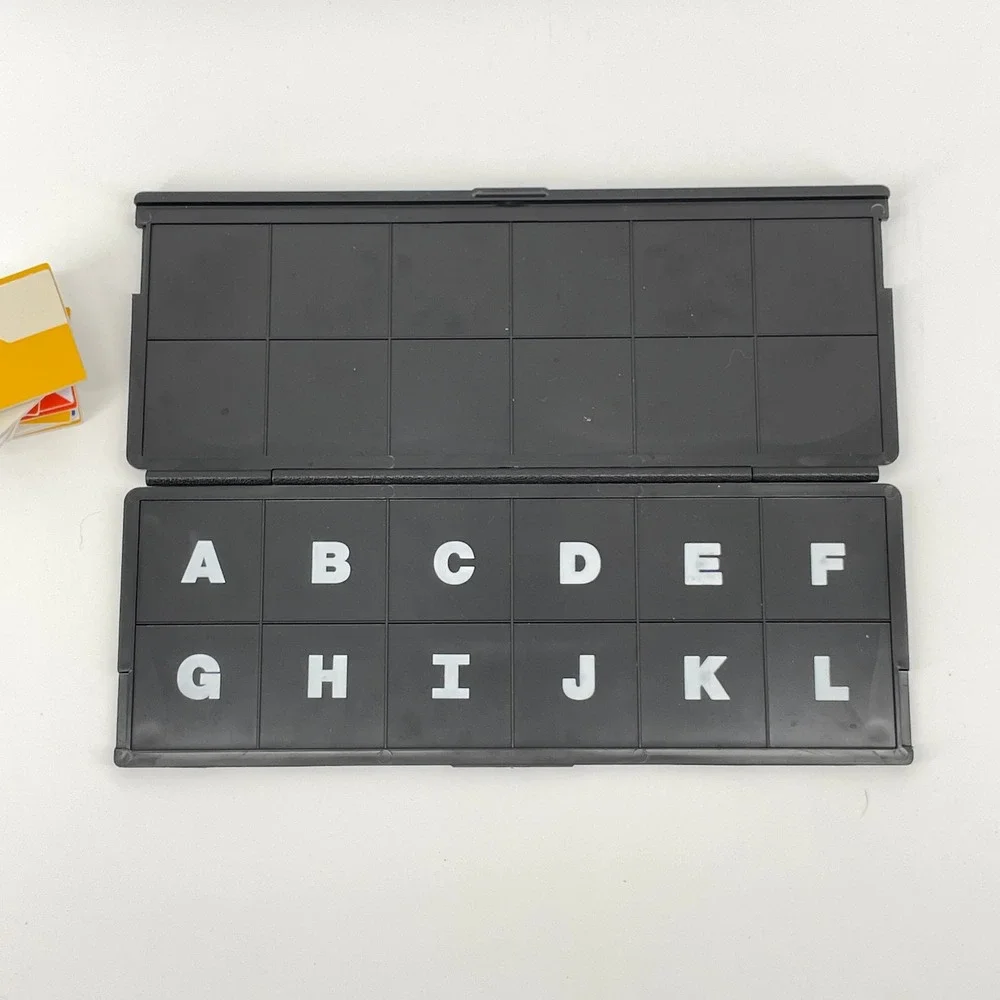 ETA Cuisenaire VersaTiles Answer Case with 12 Numbered Tiles VT4725-0 Black